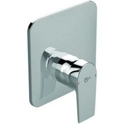 Ideal Standard Brausearmatur Unterputz Tesi, Bausatz 2, Rosette 163x163mm, Chrom, A6585AA