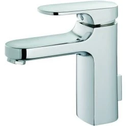 IDEAL STANDARD Ideal Waschtischarmatur Standard Waschtischarmatur Moments, A3903AA, Einhebelmischer Mit Multiport-Kartusche, Ablaufgarnitur In 1 ¼, Easy-Fix-Montage-System, Chrom & Silber, 09629 4