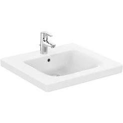 Ideal Standard Connect Freedom Waschtisch Unterfahrbar 600 Mm E5482, Farbe: Weiß Mit Ideal Plus - E5482MA