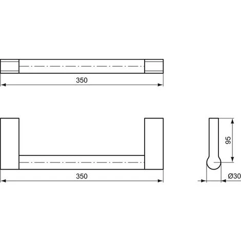 Ideal Standard Wannengriff Connect Chrom, A9159AA – Bild 2