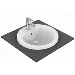 Ideal Standard Einbauwaschtisch Connect, Rund, 480x480x175 X 1