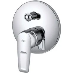 Ideal Standard Badearmatur Unterputz Ceramix Blue, Bausatz 2, Rosettendurchmit 163mm, Chrom, A5664AA