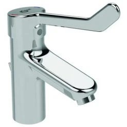 Ideal Standard Waschtischarmatur Ceraplus 2,mit Klinikhebel, , Ausld. 112mm, Chrom, BC097AA