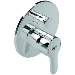 Ideal Standard Badearmatur Unterputz Ceraplus 2, Bausatz 2, Rosette D:163mm, Chrom, A6866AA