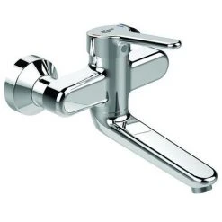 Ideal Standard Wand-Waschtischarmatur Ceraplus 2, 500 X 194-213mm, Chrom, BC115AA