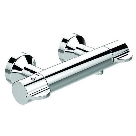 Ideal Standard Brausethermostat Aufputz Ceraplus 2, Gesamte Ausld. 115 X 133mm, Chrom, A6871AA