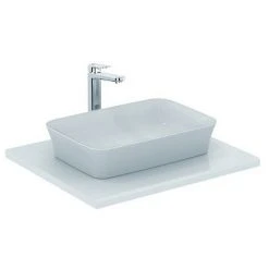 Ideal Standard AuslaufSchale Ipalyss, Ohne Hahnloch 500 X 120mm, Weiß, E139201