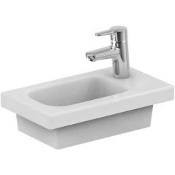 Ideal Standard Handwaschbecken CONNECT SPACE Mit Hahnbank Rechts 450 X 250 X 130 Mm Weiß E132101