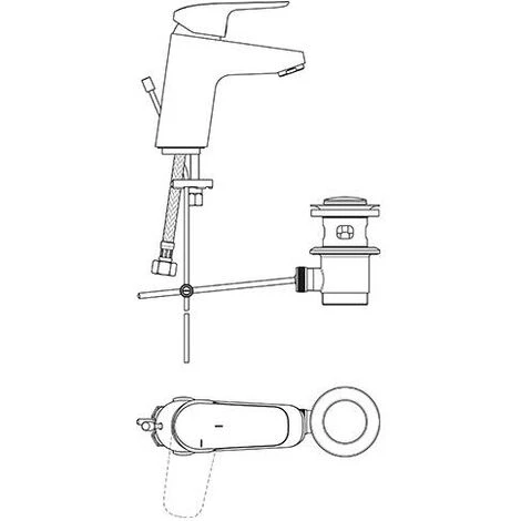 Ideal Standard Waschtischarmatur CERAFLEX BlueStart Chrom Chrom – Bild 2