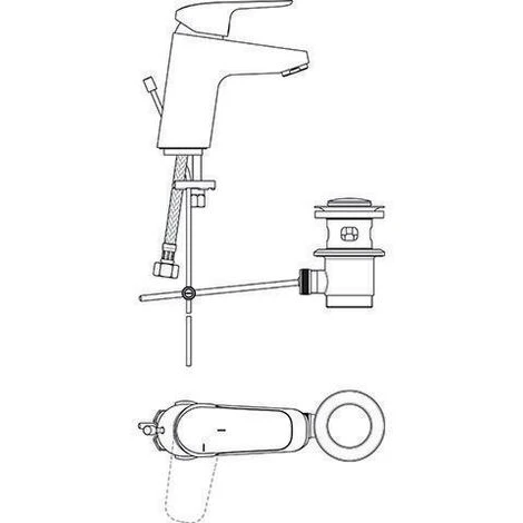 Ideal Standard Waschtischarmatur CERAFLEX BlueStart Chrom Chrom – Bild 5