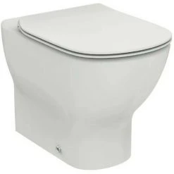 Bodenstehende Toilette AquaBlade Seidenweiß Ideal Standard Tesi Mit Schmalem Sitz | Glänzendes Weiß - Mit Toilettensitze