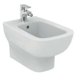 Einloch-Wandbidet Ideal Standard Esedra Mit Verdeckten Armaturen | Glänzendes Weiß