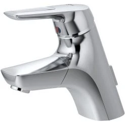 Ideal Standard Einhebel-Waschtischarmatur CERAMIX BLUE LIFT Chrom A5654AA