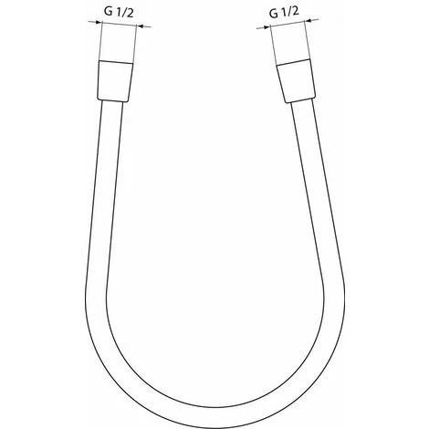 Ideal Standard Brauseschlauch Idealflex | A4109AA | 175 Cm Duschschlauch | Glatte Oberfläche | Knickfest Und Flexibel | Metall Verchromt | 20563 4 â Bild 2