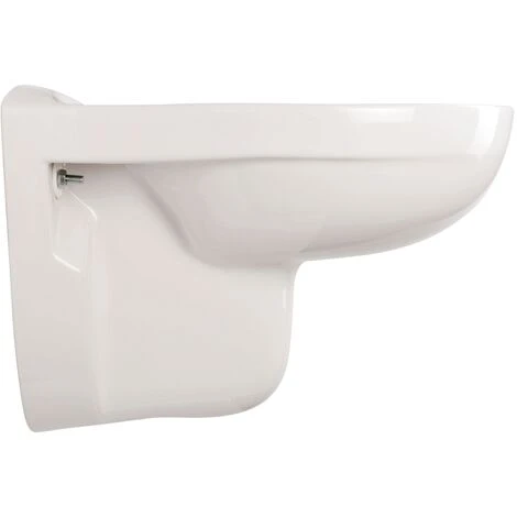 Ideal Standard Spülrandloses Wand-WC Set Eurovit | K290201 | Weiß | Toilette Ohne Spülrand | Tiefspüler Mit Waagerechtem Abgang | WC-Sitz In Weiß | Sanitärkeramik | 57038 1 – Bild 2