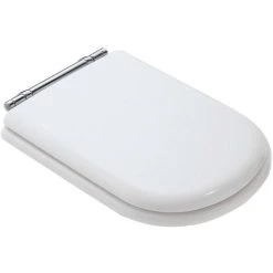 Ideal Standard WC-Sitz CALLA Mit Deckel, Scharniere Verchromt Weiß T627801