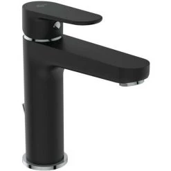 Ideal Standard Cerafine O Waschtischarmatur Mattschwarz-Chrom