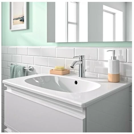 Ideal Standard Ceraline Waschtischarmatur, M. Ablgarn., Chrom – Bild 3