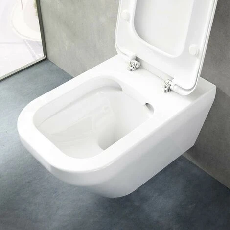 Ideal Standard Tonic II Wand-Tiefspül-WC, Spülrandlos, Weiß Ideal Plus – Bild 2