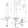 Ideal Standard Tonic II Einhebel-Waschtischarmatur Mit Verlängertem Sockel Mit Ablaufgarnitur