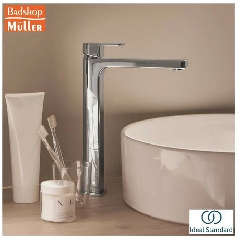 Ideal Standard Tonic II Einhebel-Waschtischarmatur Mit Verlängertem Sockel Mit Ablaufgarnitur â Bild 4