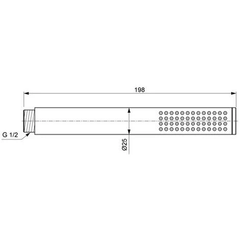 IDEAL STANDARD IS Stabhandbrause CHECK, Magnetic Grey BC774A5 – Bild 2