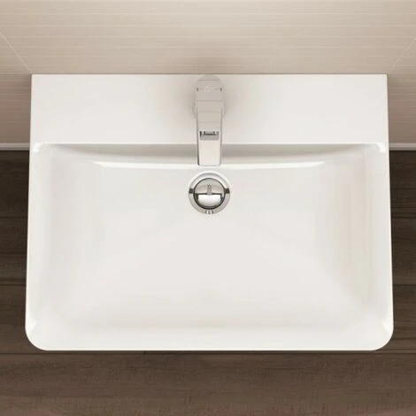 Ideal Standard Connect Air Cube Waschtisch 650x460x160 Mm Weiß Ohne