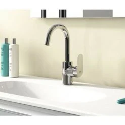 Ideal Standard CeraFlex Einhebel-Waschtischarmatur Mit Hohem Schwenkbarem Auslauf Mit Ablaufgarnitur