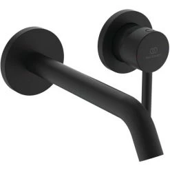 Ideal Standard Ceraline Wand-Waschtisch-Armatur, 180 Mm Ausladung, Silk Black