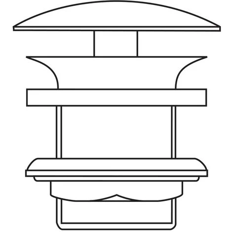 Ideal Standard Schaftventil Nicht Verschliessbar Haube Messing Verchromt Chrom – Bild 2