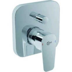 Ideal Standard Badearmatur Unterputz Ceraplan III, Bausatz2, Ros.165x165mm, Eigens.DIN EN 1717, Chrom