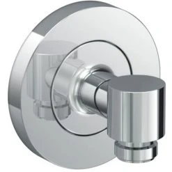 Ideal Standard JADO Wandanschlussbogen G1/2, Mit Rückflussverhinderer, Chrom