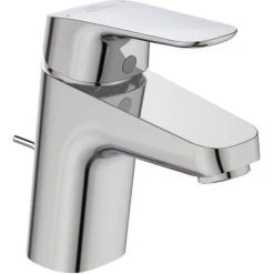 Ideal Standard Waschtischarmatur Ceraflex, 5 L/min., Mit Ablaufgarnitur Ausld. 101mm, Chrom