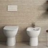 IDEAL STANDARD Back To Wall Sanitärkeramik Dolomite Gemma 2 Wc Soft Close Sitz Und Bidet